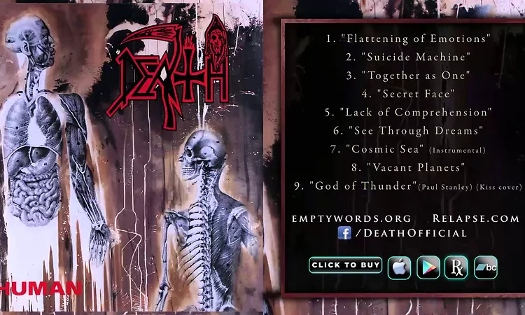 DEATH - 'HUMAN' Reissue (Full Album Stream)