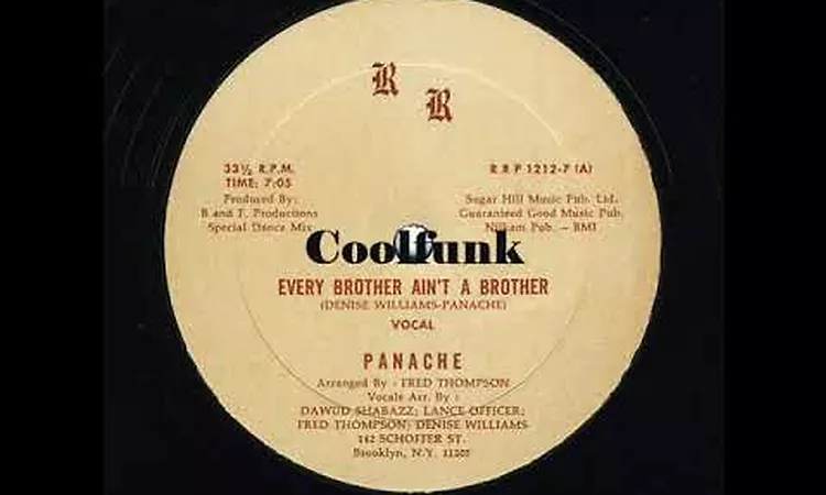 Panache - Every Brother Ain't A Brother (12 inch 1982)