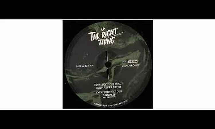 Michael Prophet / Johnny Clarke / The Disciples  - The Right Thing EP - 12 - 4Weed Records