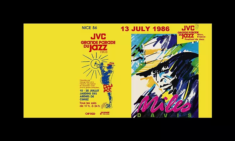 MILES DAVIS - (Live at Nice Festival, France, July 1986) NEW BLUES / LP