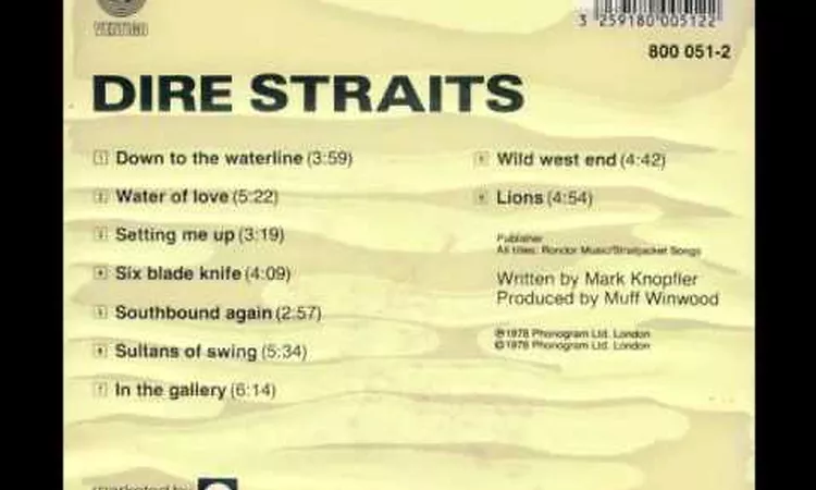 Dire Straits - Dire Straits [Full Album - 320kbs]