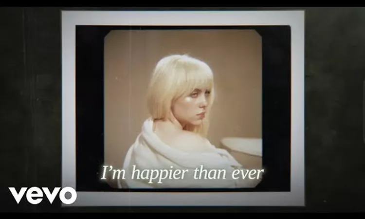 Billie Eilish - Happier Than Ever (Official Lyric Video)