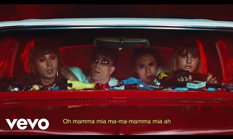 M?neskin - MAMMAMIA (Lyric Video)