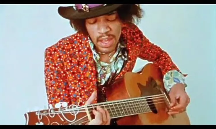 Jimi Hendrix On An Acoustic Guitar(Only known 2 videos RARE)