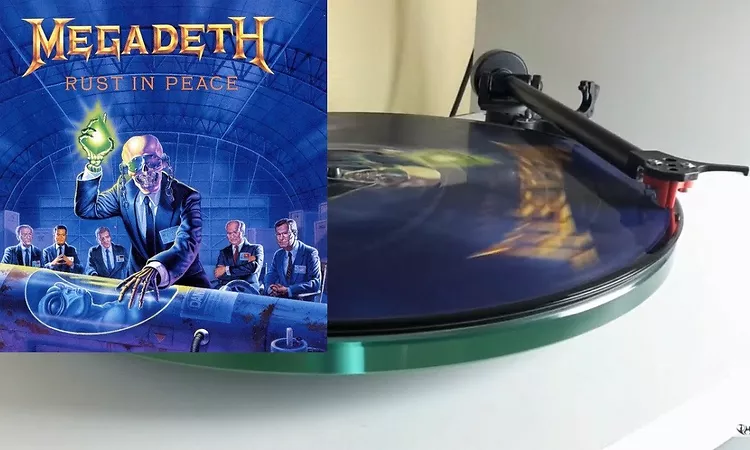 MEGADETH Rust In Peace vinyl rip 1080p