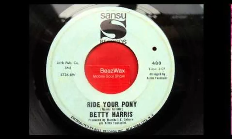 betty harris - ride your pony