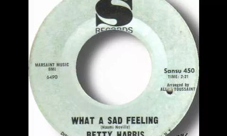 Betty Harris - What A Sad Feeling.wmv