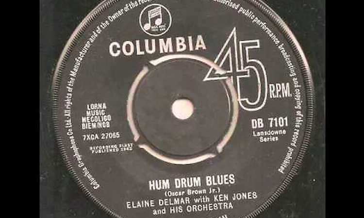 Elaine Delmar with Ken Jones and His Orchestra - Hum Drum Blues