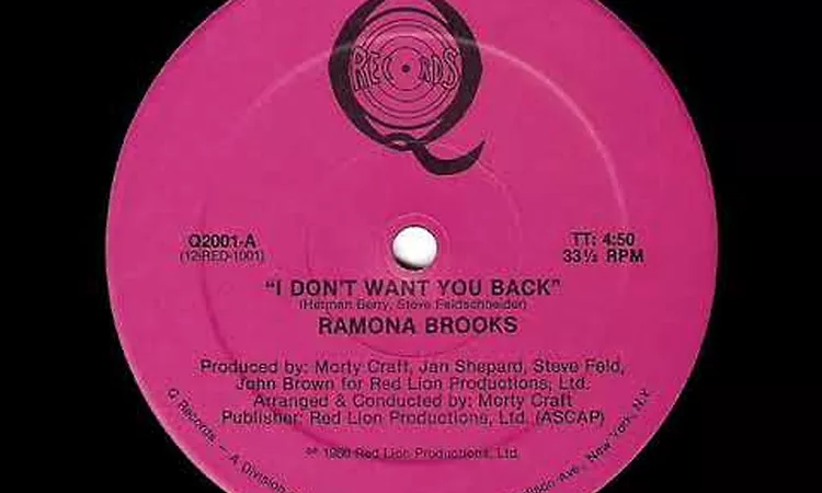 Ramona Brooks ?? I Don't Want You Back
