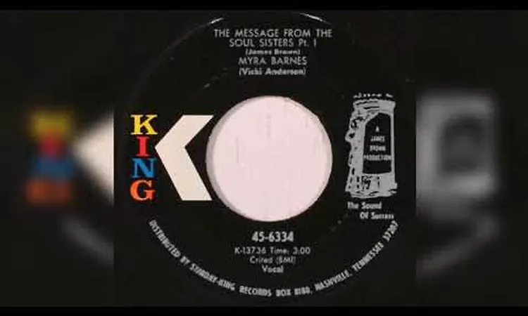 Myra Barnes ?- The Message From The Soul Sisters (King.Records.45-6334.U.S.A.1970)