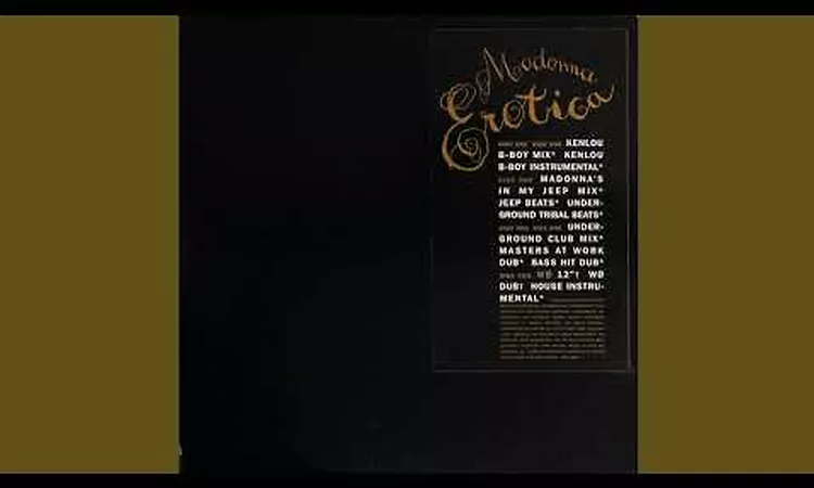 Madonna - Erotica (Masters At Work Dub)