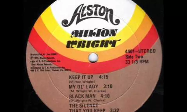 MILTON WRIGHT  Keep it up
