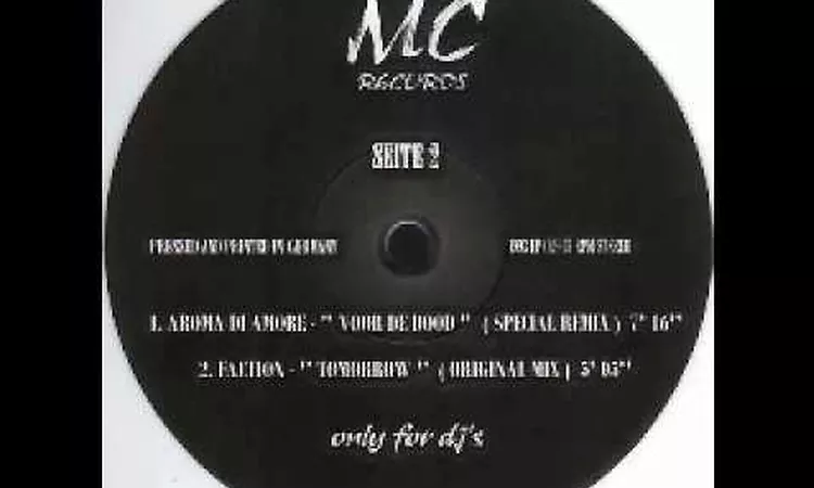 Aroma Di Amore - Voor De Dood (Special Remix ) 1985 Play It Again Sam Records