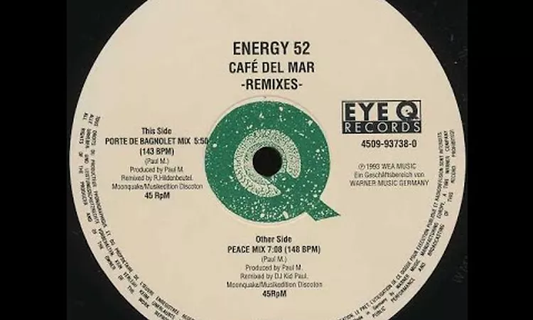 Energy 52 - Caf? Del Mar (Porte De Bagnolet Mix) (1993)