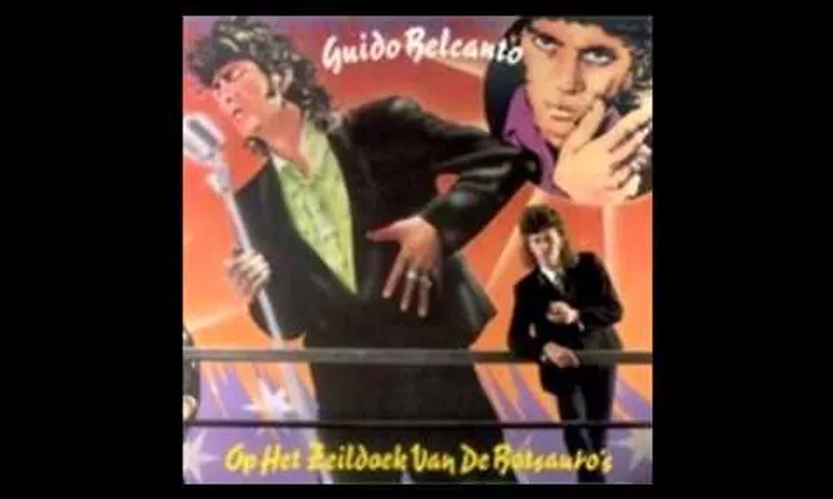 1990 GUIDO BELCANTO op het zeildoek van de botsauto's