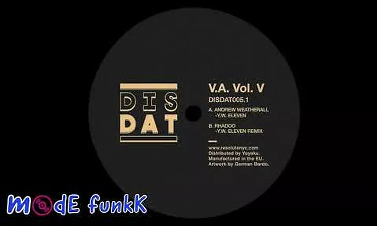 ANDREW WEATHERALL - VOL V YW Eleven YW ( DISDAT )
