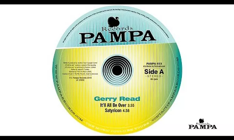 Gerry Read - It'll All Be Over (PAMPA033)