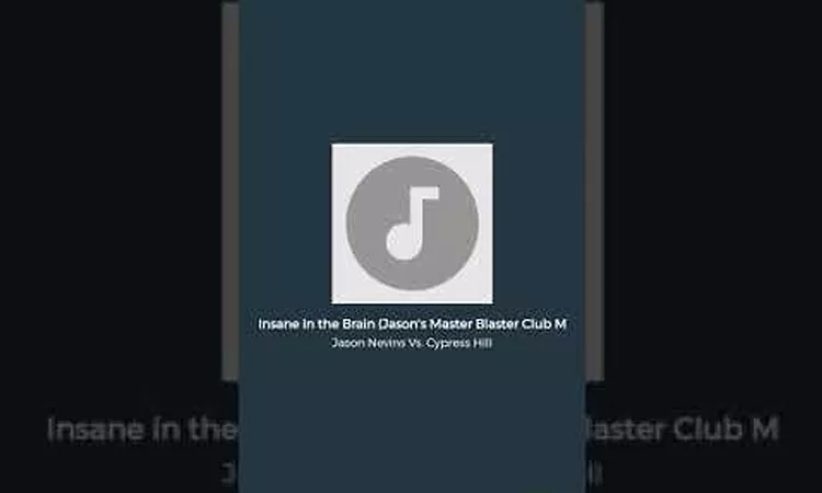 03, Jason nevins vs Cypress hill, insane in the brain, Jason's Master blaster club mix