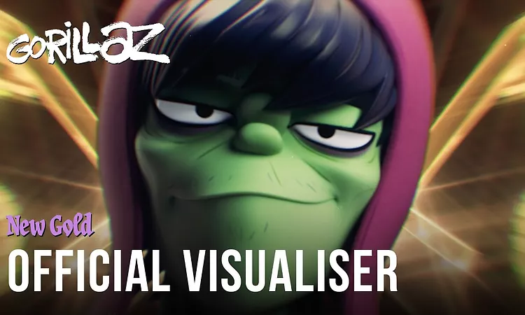 Gorillaz - New Gold ft. Tame Impala & Bootie Brown (Official Visualiser)