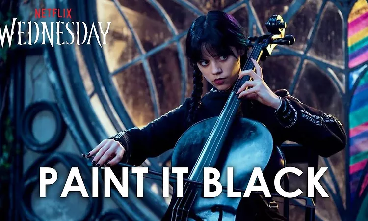 Wednesday Addams - Paint It Black (Full Version) |  Wednesday Soundtrack