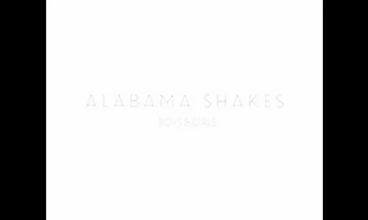 Hold On ALABAMA SHAKES 2012 HD LP