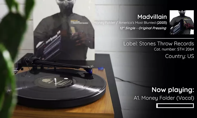 Madvillain - Money Folder / America's Most Blunted (2003, 12" Single) | Full Vinyl Rip