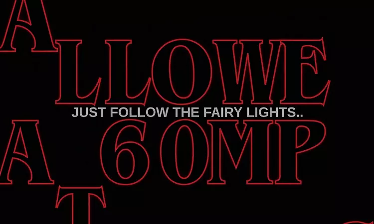 Stranger Things 2 - The Upside Down Halloween at 60 Million Postcards