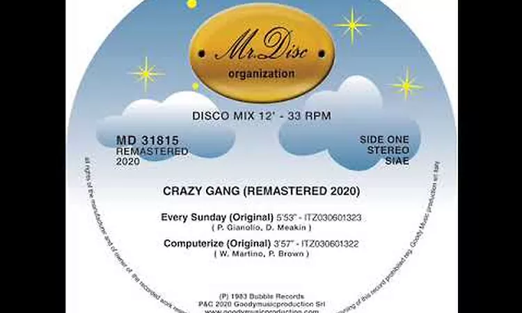 Crazy Gang - Every Sunday (Remastered 2020)