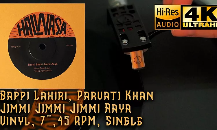 Bappi Lahiri, ? Parvati Khan - Jimmi Jimmi Jimmi Aaya, Vinyl video 4K, 24bit/96kHz