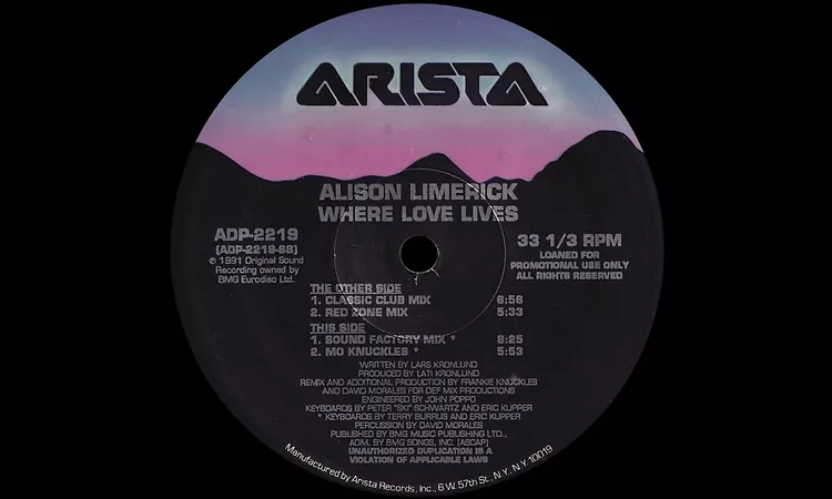 Alison Limerick ?? Where Love Lives (Classic Club Mix) [1991]
