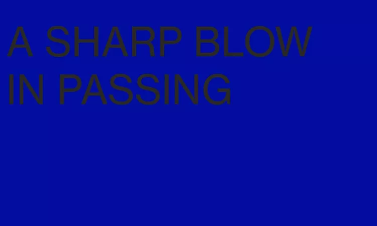 Ben Frost - A Sharp Blow In Passing (Official Audio)