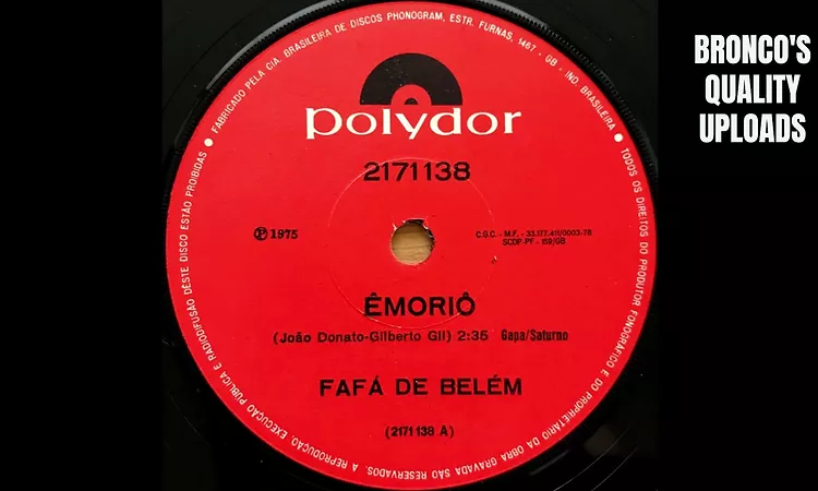 Faf? De Bel?m ? Emori? (Gilberto Gil, Jo?o Donato)