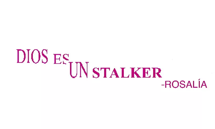 ROSAL?A - Dios Es Un Stalker (Official Lyric Video)