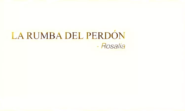 ROSAL?A, Estrella Morente, Silvia P?rez Cruz - La Rumba Del Perd?n (Official Lyric Video)