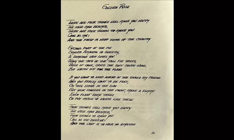 Stan Hubbs "Crystal" 1982 *Golden Rose*