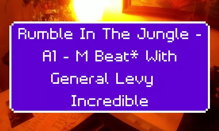 Rumble in the jungle - A1 - M Beat With General Levy - Incredible