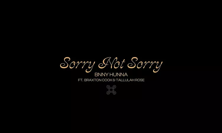 Bnnyhunna - Sorry Not Sorry (feat. Braxton Cook & Tallulah Rose) (Official Music Video)