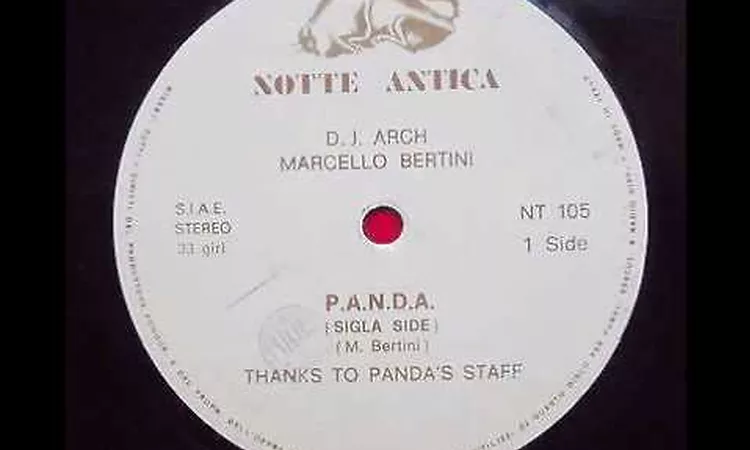 D.J. Arch. Marcello Bertini ?? P.A.N.D.A. (Sigla Side) 1986