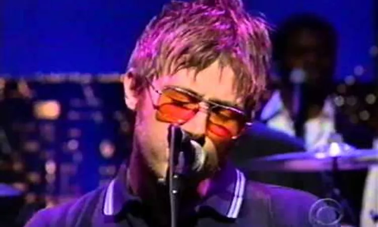 Blur on Letterman -- Tender (1999)