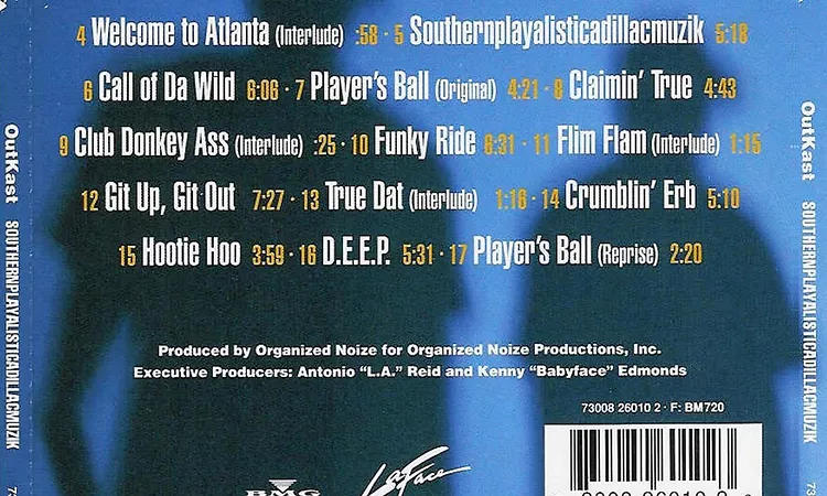 OutKast   Southernplayalisticadillacmuzik full album HQ