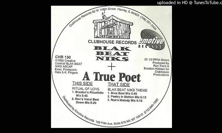 Blak Beat Niks - Ritual Of Love (Ron's Vocal Beat Down Mix) (1992)