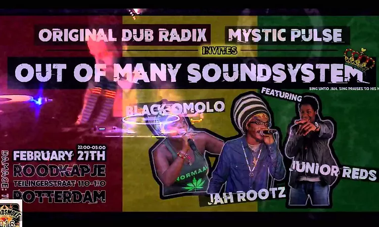 Original Dub Radix ft Black Omolo - King Alpha (salute) dubplate pt3 @ roodkapje 27-02-16