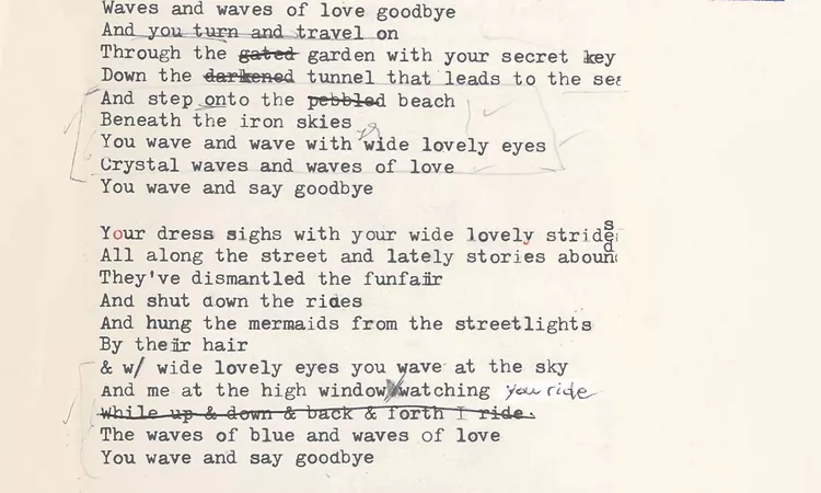 Nick Cave & The Bad Seeds - Wide Lovely Eyes (Lyric Video)