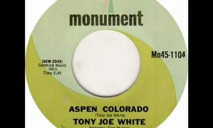 Tony Joe White - Aspen Colorado, Mono 1968 Monument 45 record.