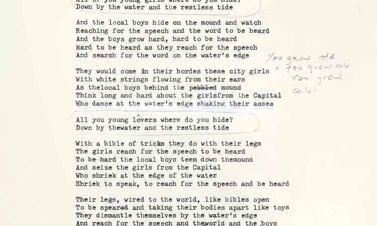 Nick Cave & The Bad Seeds - Water's Edge (Lyric Video)