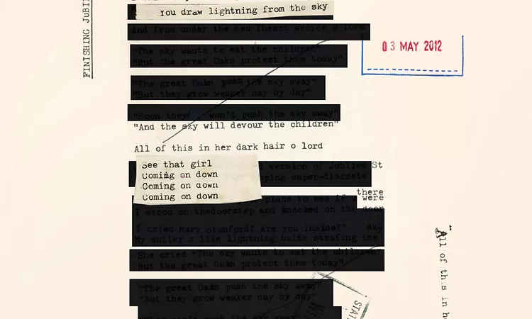 Nick Cave & The Bad Seeds - Finishing Jubilee Street (Lyric Video)