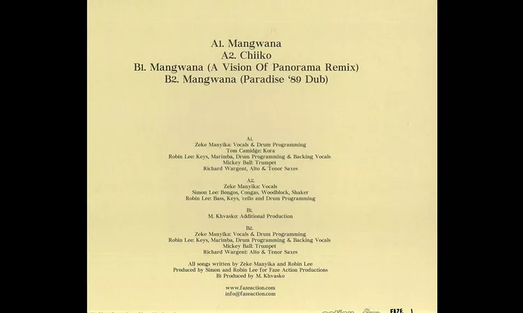Faze Action - Mangwana (original mix)