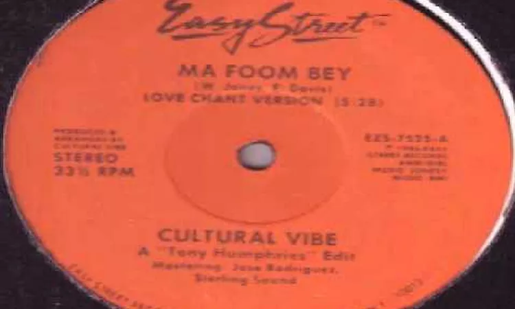 Cultural Vibe ?? Ma Foom Bey  (Tony Humphries Mix)