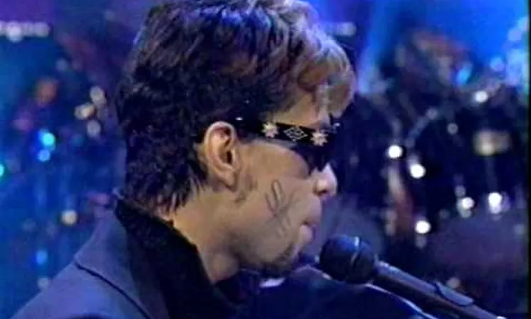 Prince Dinner with Delores on Late Show with David Letterman 1996