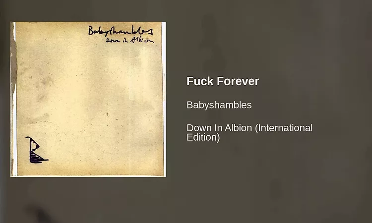 Babyshambles - Fuck Forever